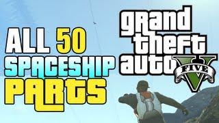 GTA 5 Secrets All Spaceship Part Locations How to get all Spaceship Parts quotGTA 5 Alien Carquot [upl. by Emelen]