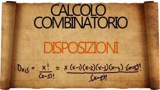 Calcolo Combinatorio Disposizioni [upl. by Byrann]