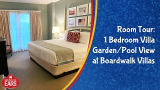 Boardwalk Villas  1 Bedroom Villa GardenPool View  Room Tour [upl. by Eirellav]