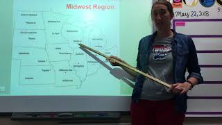 Midwest Region  States amp Capitals Song [upl. by Onaireves]