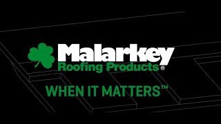 Engineered for Performance  Malarkey Shingles 2020 [upl. by Bbor]