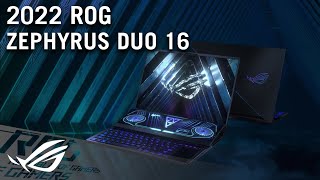 2022 ROG Zephyrus Duo 16  Two Screens Zero Boundaries  ROG [upl. by Cardew]