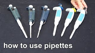 How to Use Micropipettes  Techniques Demonstration [upl. by Harcourt]