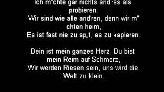 Heinz Rudolf Kunze  Dein ist mein ganzes Herz  Lyrics HQ [upl. by Merralee]