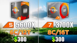 Ryzen 5 5600X vs Ryzen 7 3700X  Test in 10 Games [upl. by Carmencita]