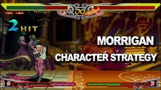 Darkstalkers  Morrigan Character Strategy [upl. by Erodavlas]