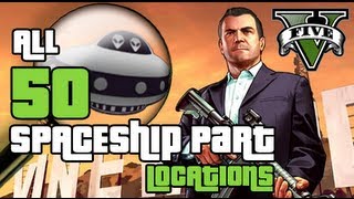 GTA 5 All Spaceship Part Locations for Space quotDockerquot Car [upl. by Namlak]