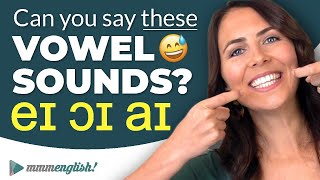 Pronunciation Practice 👄 Difficult Vowel Sounds DIPHTHONGS [upl. by Akiraa]