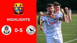 Caerleon 05 Cwmbrân Town  Gwent FA Senior cup  Quarter final highlights [upl. by Pearce]