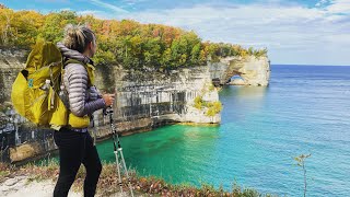 Backpacking Pictured Rocks National Lakeshore October 2020 [upl. by Kristof]