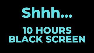 Shhh Sound Effect for Babies  Black Screen  10 Hours of Shushing Baby to Sleep [upl. by Dareen]