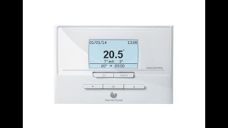 Saunier Duval Exacontrol E7C Programmable Modulating Wired Room Thermostat  UNBOXING [upl. by Levan]