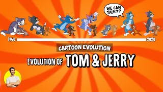 Evolution of TOM AND JERRY  80 Years Explained  CARTOON EVOLUTION [upl. by Haimaj]