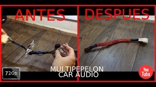 COMO UNIR ARNESES DE ESTÉREO CORRECTAMENTE  CAR AUDIO  HD [upl. by Halyk]