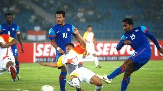 Bhutan vs India Highlights SAFF Championship 2011 [upl. by Ehrlich]