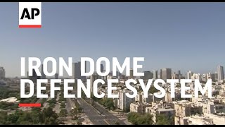 Air raid sirens wail as Iron Dome defence system intercepts rockets [upl. by Morra93]