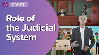 Role Of The Judicial System  Class 8  Civics  Learn With BYJUS [upl. by Knarf]