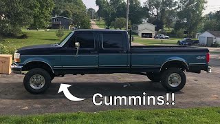 12 Valve Swapped F350 Obs Ford [upl. by Barvick]