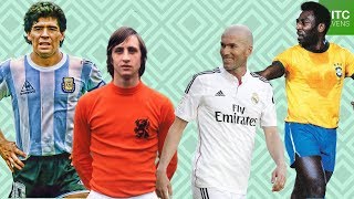 The 100 Greatest Footballers of All Time [upl. by Mochun]