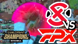 FPX VS XSET Map 1 VOD  VCT Champions 2022  Valorant [upl. by Lodie]