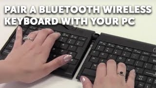 How to connect a Bluetooth Keyboard to PC [upl. by Inittirb]