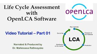 OpenLCA Software Tutorial  Part 01 [upl. by Spillar]