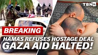 BREAKING Israel FREEZES Gaza Aid – Hamas REJECTS Hostage Deal  TBN Israel [upl. by Astraea915]