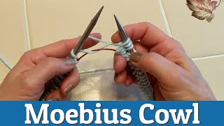 Moebius Cast On and Begin Knitting Your Moebius Cowl [upl. by Beall]