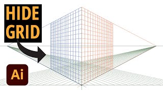 How To Instantly Turn Off Perspective Grid In Illustrator CC [upl. by Ynor]