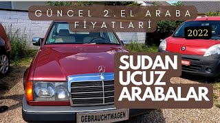 ALMANYA´DA EN UCUZ ARABA FİYATLARI 2022  1 Aylık Maaşınızla Araba Alabilirsiniz [upl. by Wilburn]