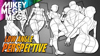 LOW ANGLE LADIES How to Draw Perspective [upl. by Lienet]