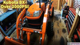 Kubota BX Increasing hydraulic pressure AGAIN [upl. by Frisse177]