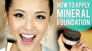 How to Apply Mineral Foundation BareMinerals [upl. by Ihsir]