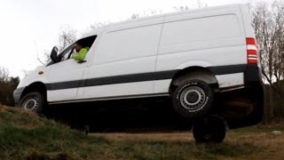 Sprinter 4x4 311 CDI Test Offroad Allrad Iglhaut Low range Camper [upl. by Alicsirp]