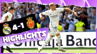 Real Madrid 41 Mallorca  HIGHLIGHTS  LaLiga 202223 [upl. by Aeikan]