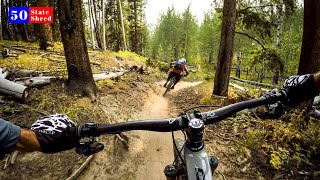 The PERFECT mountain bike trail 🇺🇸 50 STATE SHRED COLORADO [upl. by Rellim]