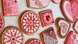 How to Stencil a Cookie The Basics [upl. by Aliet3]