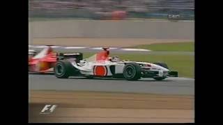 Villeneuve vs Schumacher Silverstone 2003 [upl. by Leveridge]