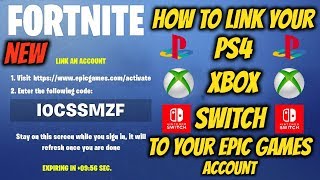 NEW How To Link Your PS4XBOXSWITCH To Your Epic Games Account [upl. by Kellen]