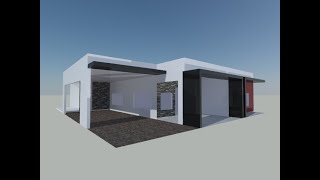 MODELADO DE CASA AUTOCAD 3D [upl. by Ambros]