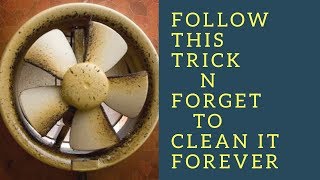 How to clean exhaust fan  kitchen Exhaust fan cleaning  Little Things To Share [upl. by Nofets]