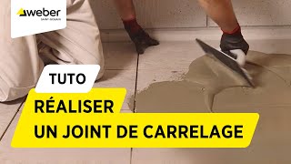 Comment réaliser un joint de carrelage  Weber [upl. by Domenech]