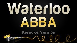 ABBA  Waterloo Karaoke Version [upl. by Kovar]