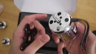 Turnigy aerodrive SK36364 245KV Outrunner Brushless motor unboxing [upl. by Candy]