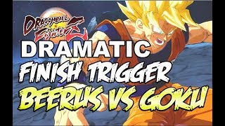 DBFZ How to Trigger the Dramatic Finish For Beerus and Goku [upl. by Brigitta974]