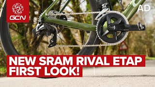 NEW Sram Rival eTap AXS Wireless Groupset First Look [upl. by Paddy]