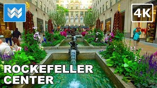 4K Rockefeller Center amp 5th Ave in Midtown Manhattan New York City  Walking Tour amp Travel Guide [upl. by Odelia]