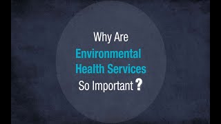 Why Are Environmental Health Services So Important [upl. by Merceer]