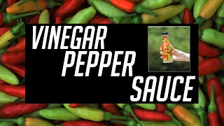 VINEGAR PEPPER SAUCE  Simple Recipe [upl. by Nakah]