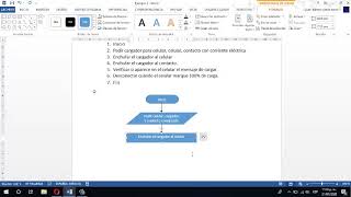 Ejemplo 1 algoritmo y diagrama de flujo en Microsoft Word [upl. by Yragerg50]